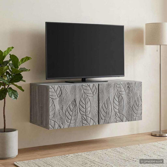 Wall-Mounted TV Cabinet 59.5 x 31 cm Grey Sonoma