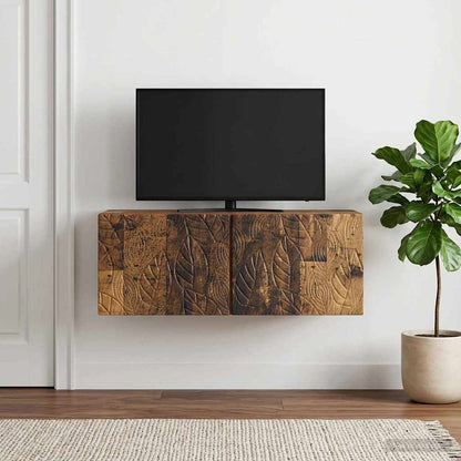 Wall-Mounted TV Cabinet 59.5 x 31 cm Old Wood Engineered Wood