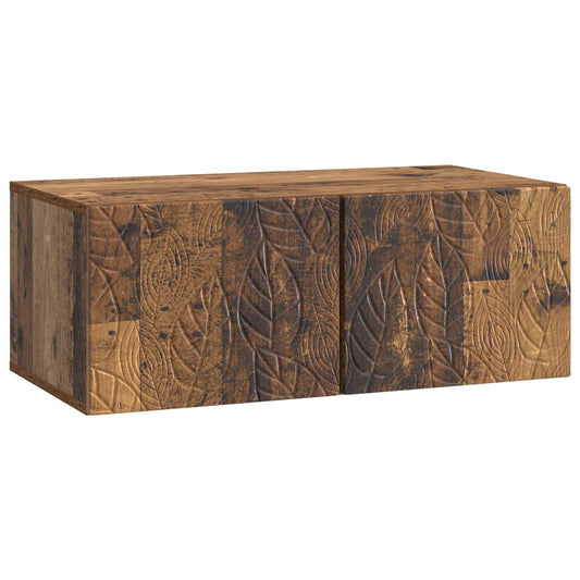 Wall-Mounted TV Cabinet 59.5 x 31 cm Old Wood Engineered Wood