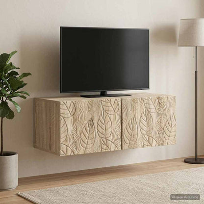 Wall-Mounted TV Cabinet 78.5 x 31 cm Sonoma Oak Engineered Wood