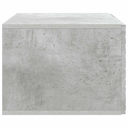 Wall-Mounted TV Cabinet 78.5 x 31 cm Concrete Grey