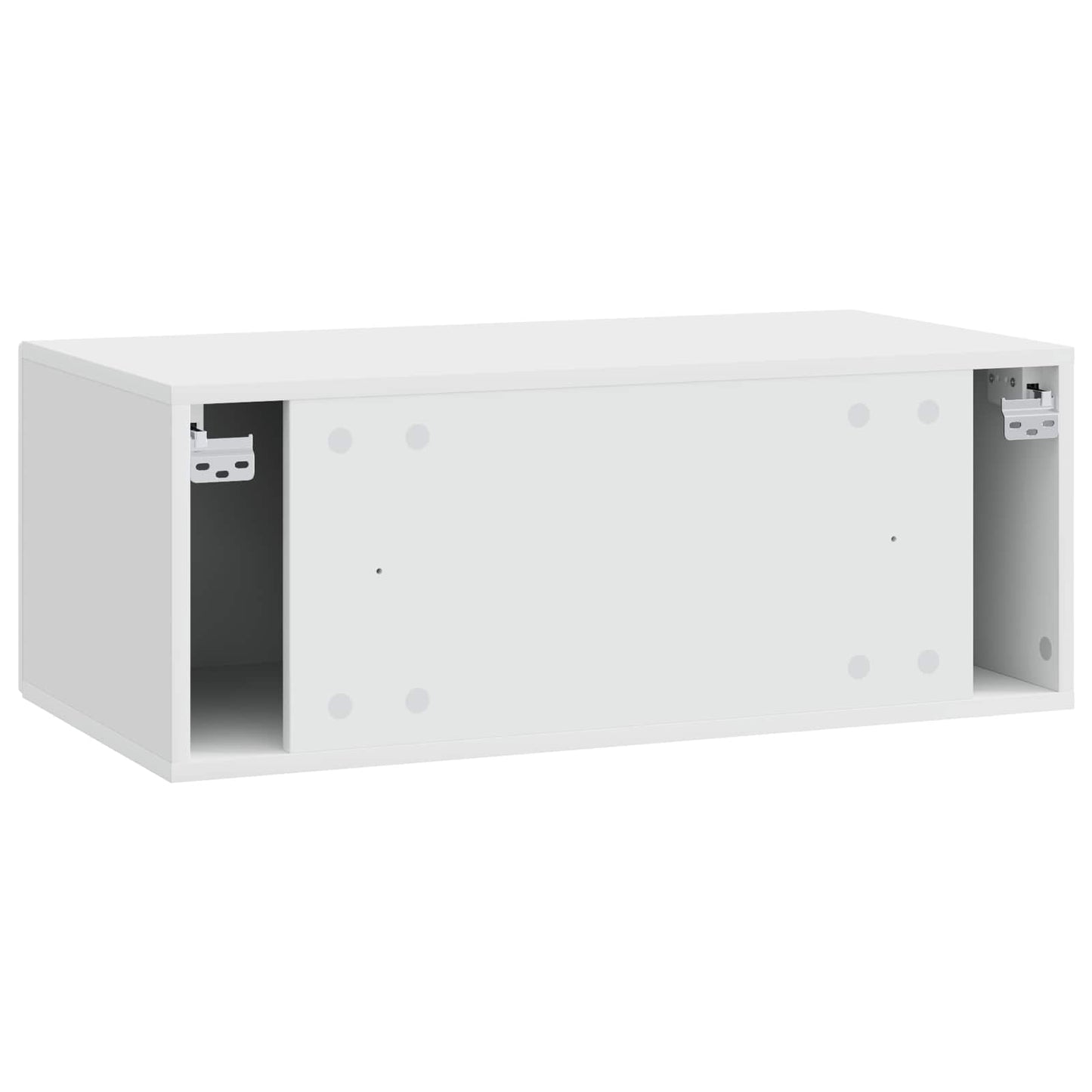 Wall-Mounted TV Cabinet 78.5 x 31 cm High Gloss White