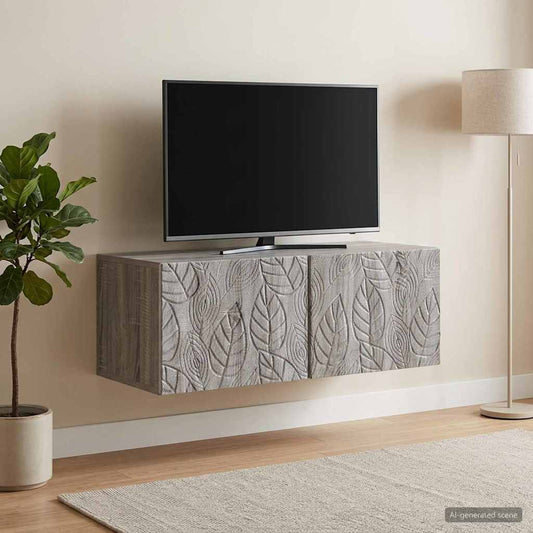 Wall-Mounted TV Cabinet 78.5 x 31 cm Grey Sonoma
