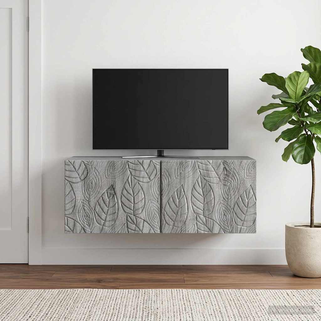 Wall-Mounted TV Cabinet 78.5 x 31 cm Grey Sonoma