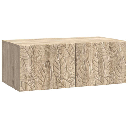Wall-Mounted TV Cabinet 98 x 31 cm Sonoma Oak Engineered Wood
