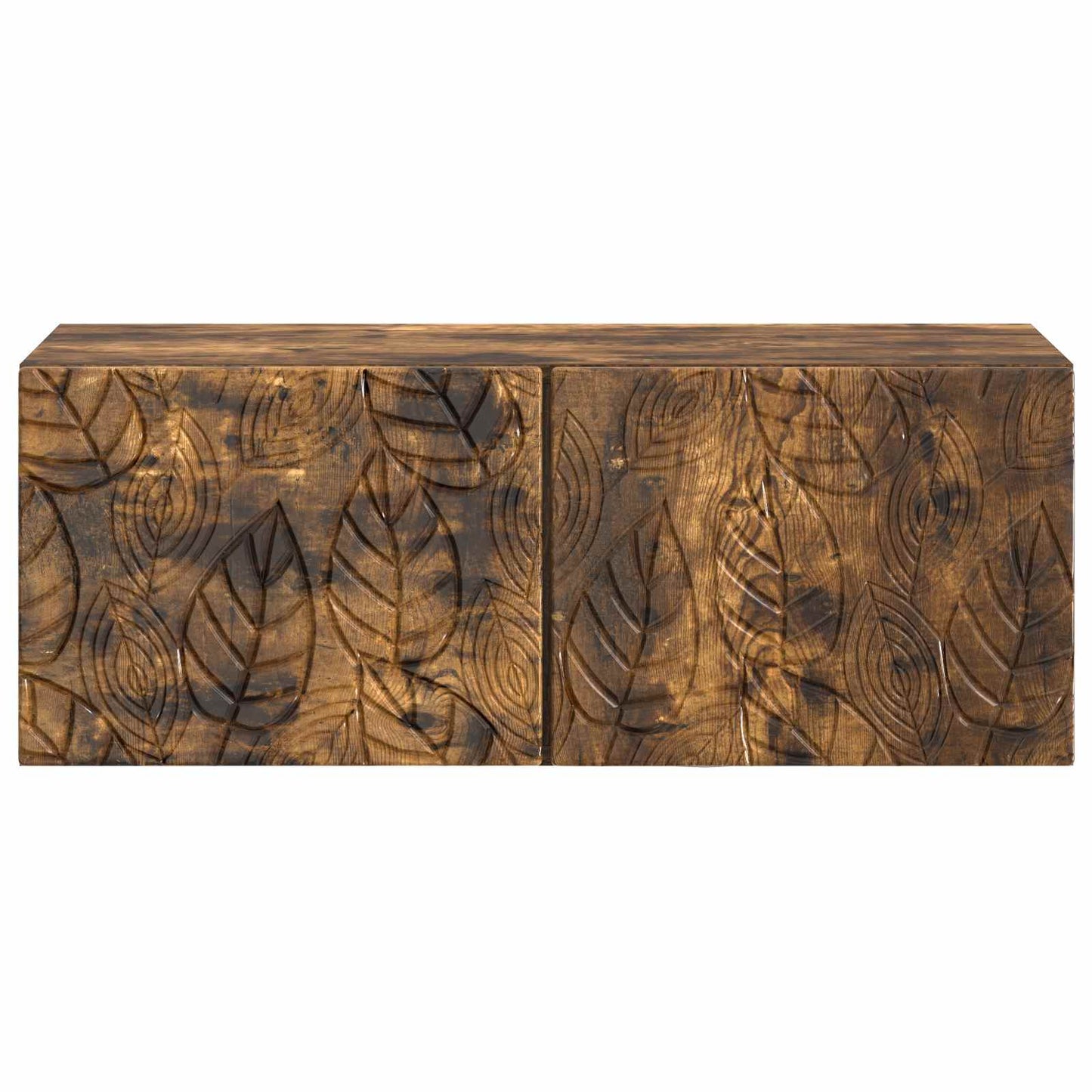 Wall-Mounted TV Cabinet 98 x 31 cm Smoked Oak Engineered Wood