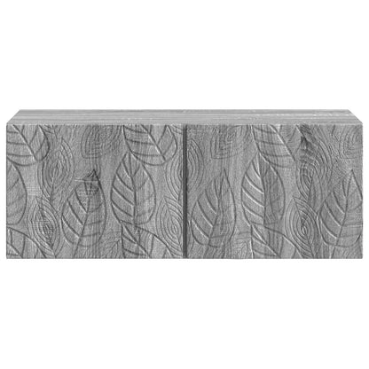 Wall-Mounted TV Cabinet 98 x 31 cm Grey Sonoma Engineered Wood