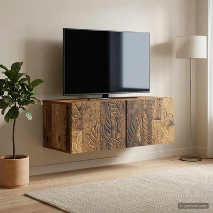 Wall-Mounted TV Cabinet 98 x 31 cm Old Wood Engineered Wood
