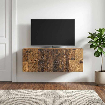 Wall-Mounted TV Cabinet 98 x 31 cm Old Wood Engineered Wood