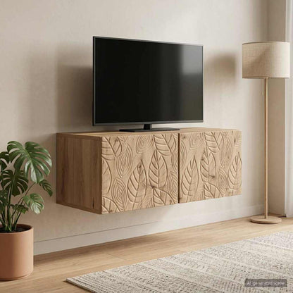 Wall-Mounted TV Cabinet 98 x 31 cm Artisan Oak Engineered Wood