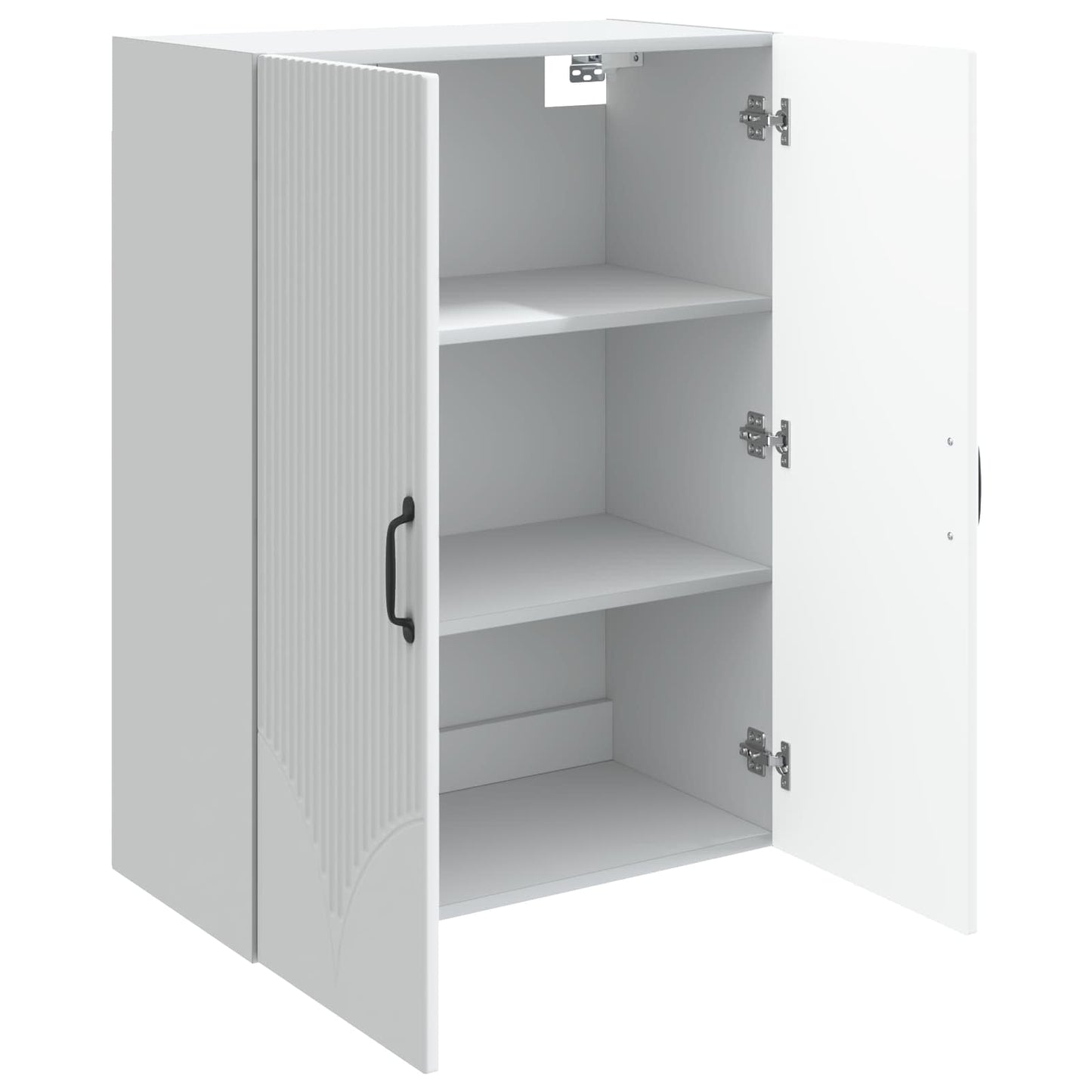 Wall-Mounted Cabinet White 66 x 34.5 x 90 cm Engineered Wood