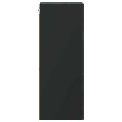 Wall-Mounted Cabinet 66 x 34.5 x 90 cm Engineered Wood Black