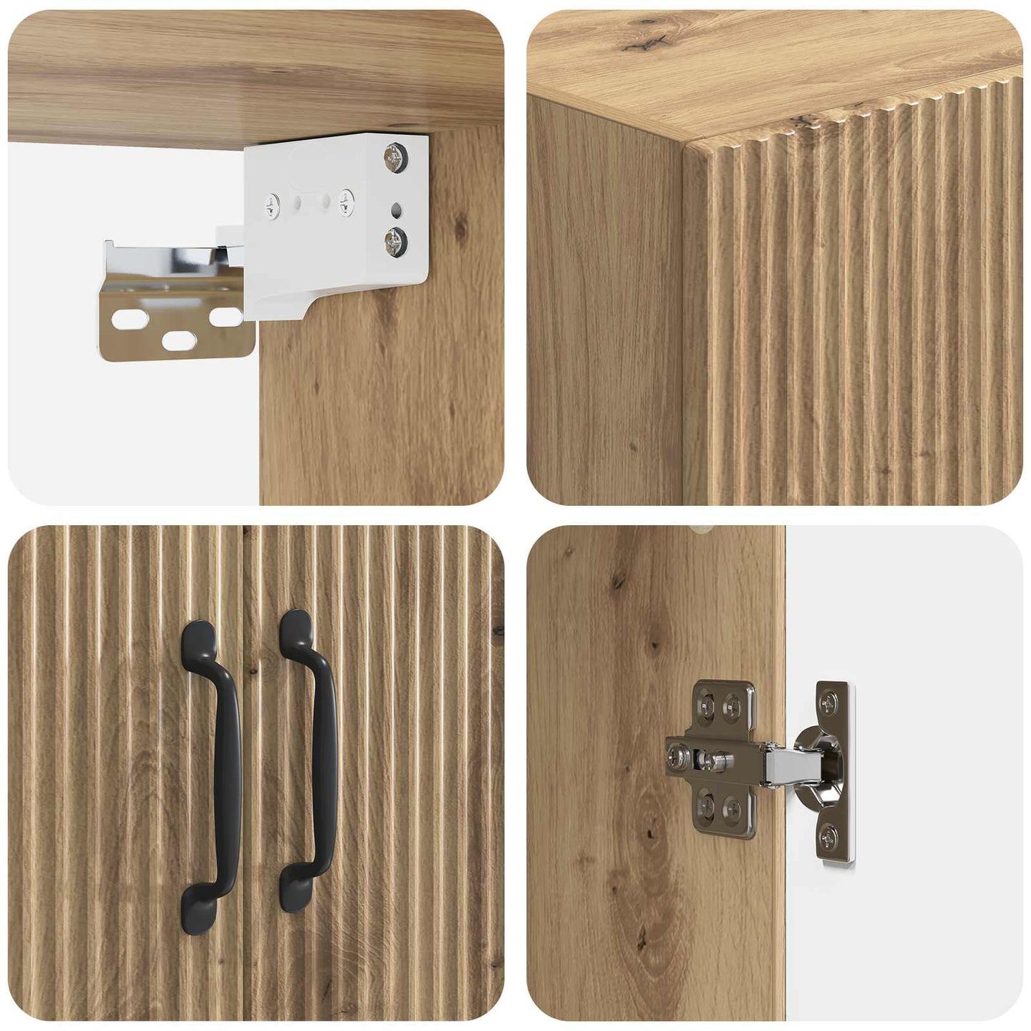 Wall-Mounted Cabinet Artisan Oak 66 x 34.5 x 90 cm