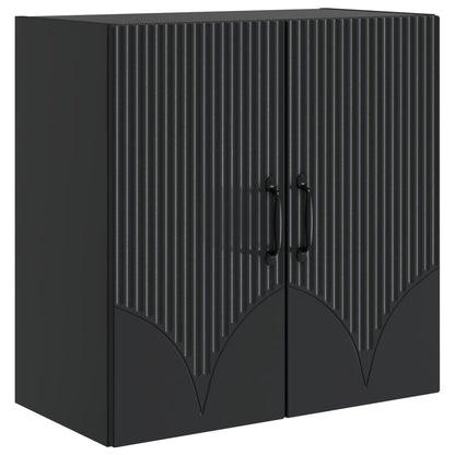 Wall-Mounted Cabinet 59 x 31 x 60 cm Engineered Wood Black