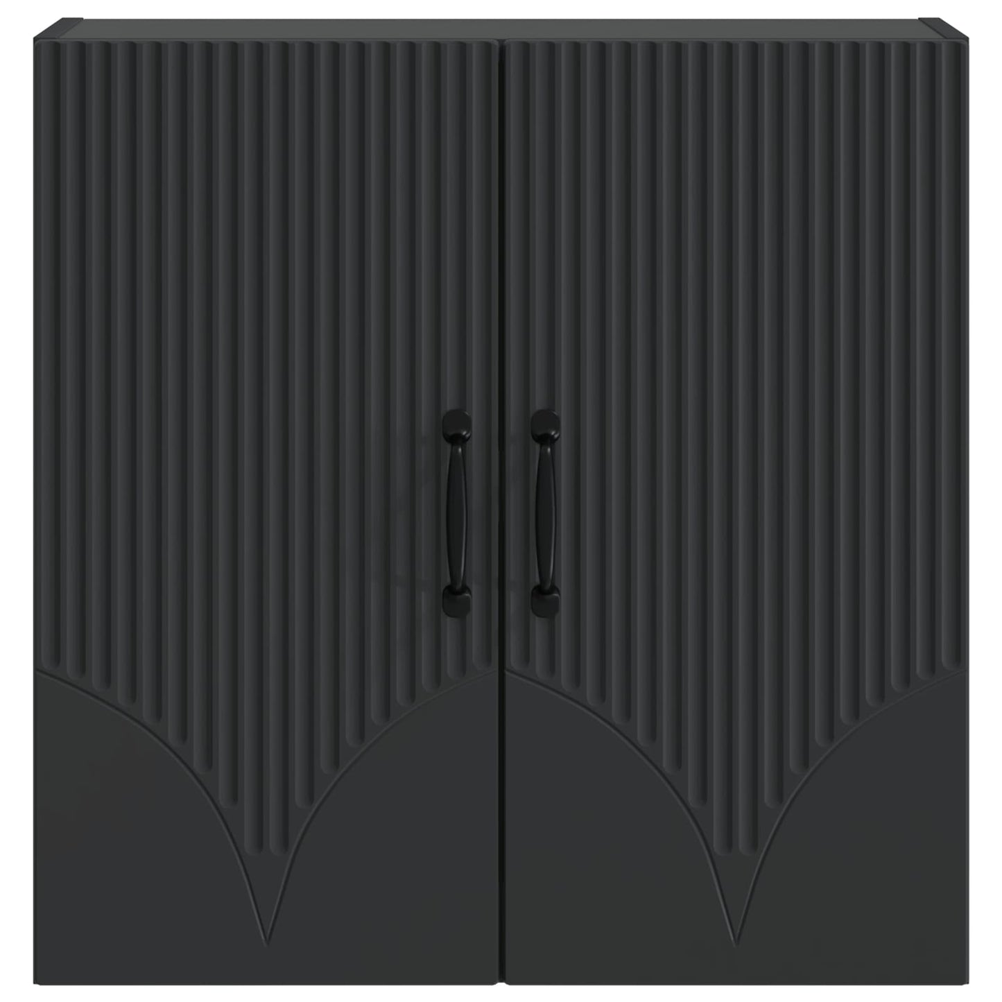 Wall-Mounted Cabinet 59 x 31 x 60 cm Engineered Wood Black