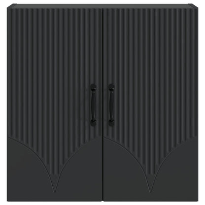 Wall-Mounted Cabinet 59 x 31 x 60 cm Engineered Wood Black