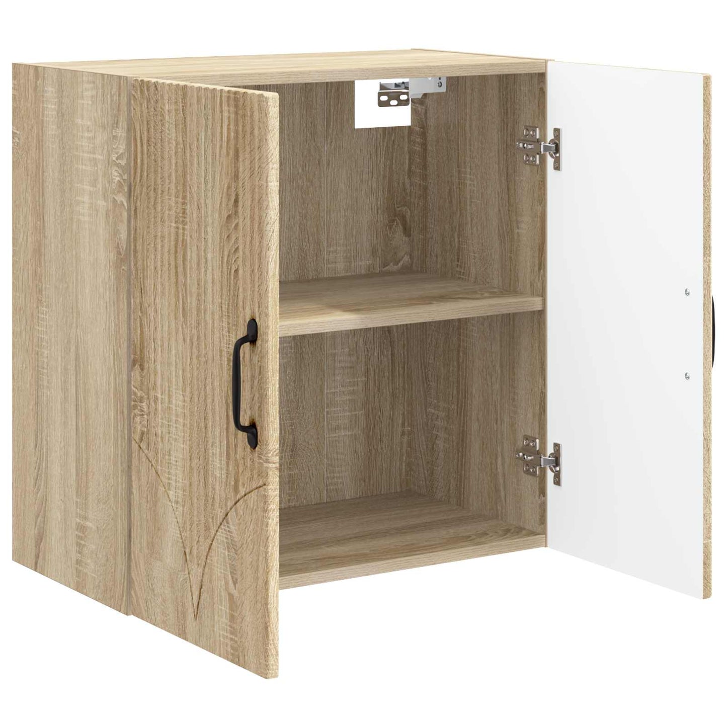 Wall-Mounted Cabinet 59 x 31 x 60 cm Engineered Wood Sonoma Oak
