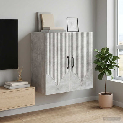Wall-Mounted Cabinet 59 x 31 x 60 cm Engineered Wood