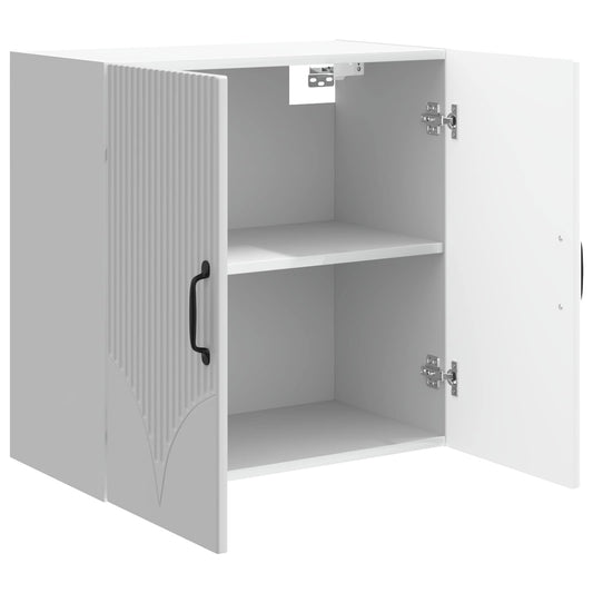 Wall-Mounted Cabinet High Gloss White 59 x 31 x 60 cm