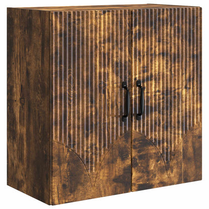 Wall-Mounted Cabinet 59 x 31 x 60 cm Engineered Wood Smoked Oak