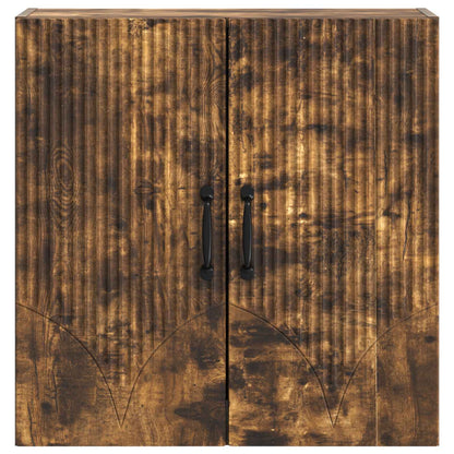 Wall-Mounted Cabinet 59 x 31 x 60 cm Engineered Wood Smoked Oak