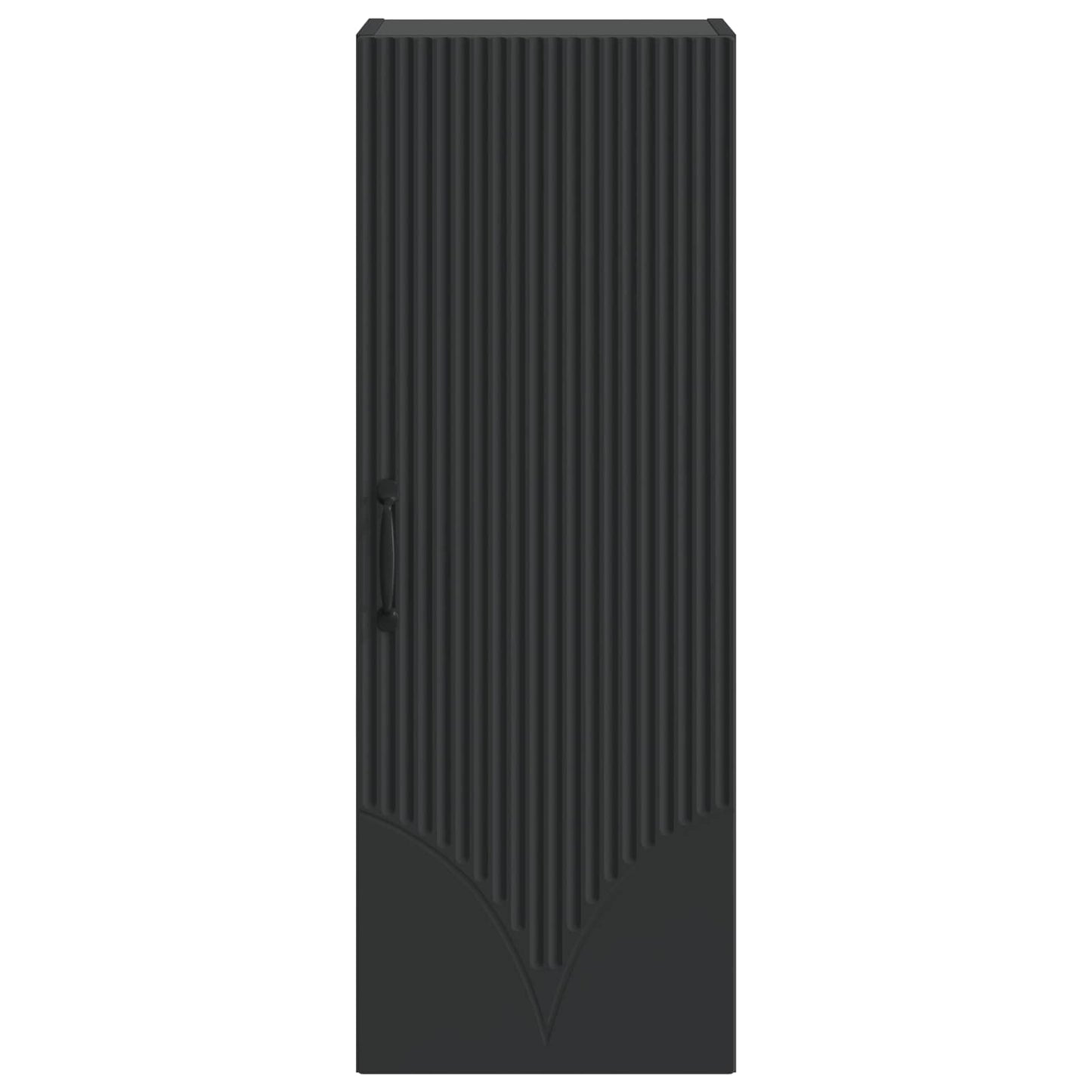 Wall-Mounted Cabinet 33 x 34.5 x 90 cm Engineered Wood Black