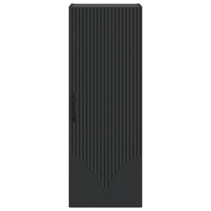 Wall-Mounted Cabinet 33 x 34.5 x 90 cm Engineered Wood Black