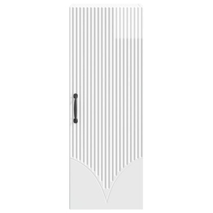 Wall-Mounted Cabinet High Gloss White 33 x 34.5 x 90 cm
