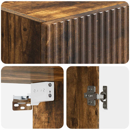 Wall-Mounted Cabinet 33 x 34.5 x 90 cm Engineered Wood