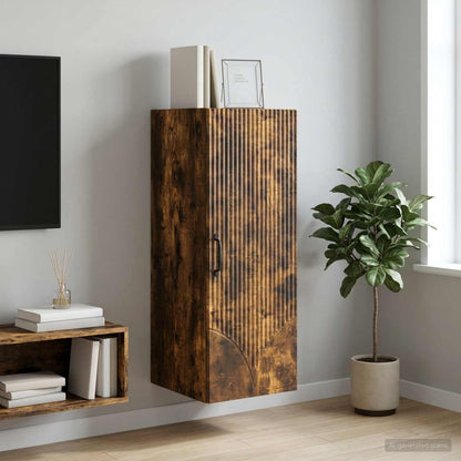 Wall-Mounted Cabinet 33 x 34.5 x 90 cm Engineered Wood