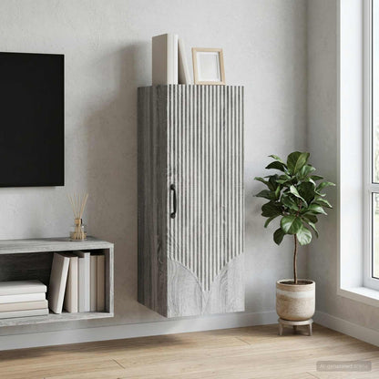 Wall-Mounted Cabinet 33 x 34.5 x 90 cm Engineered Wood