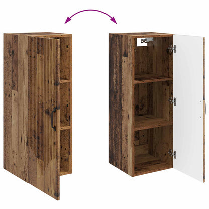 Wall-Mounted Cabinet 33 x 34.5 x 90 cm Engineered Wood Old Wood