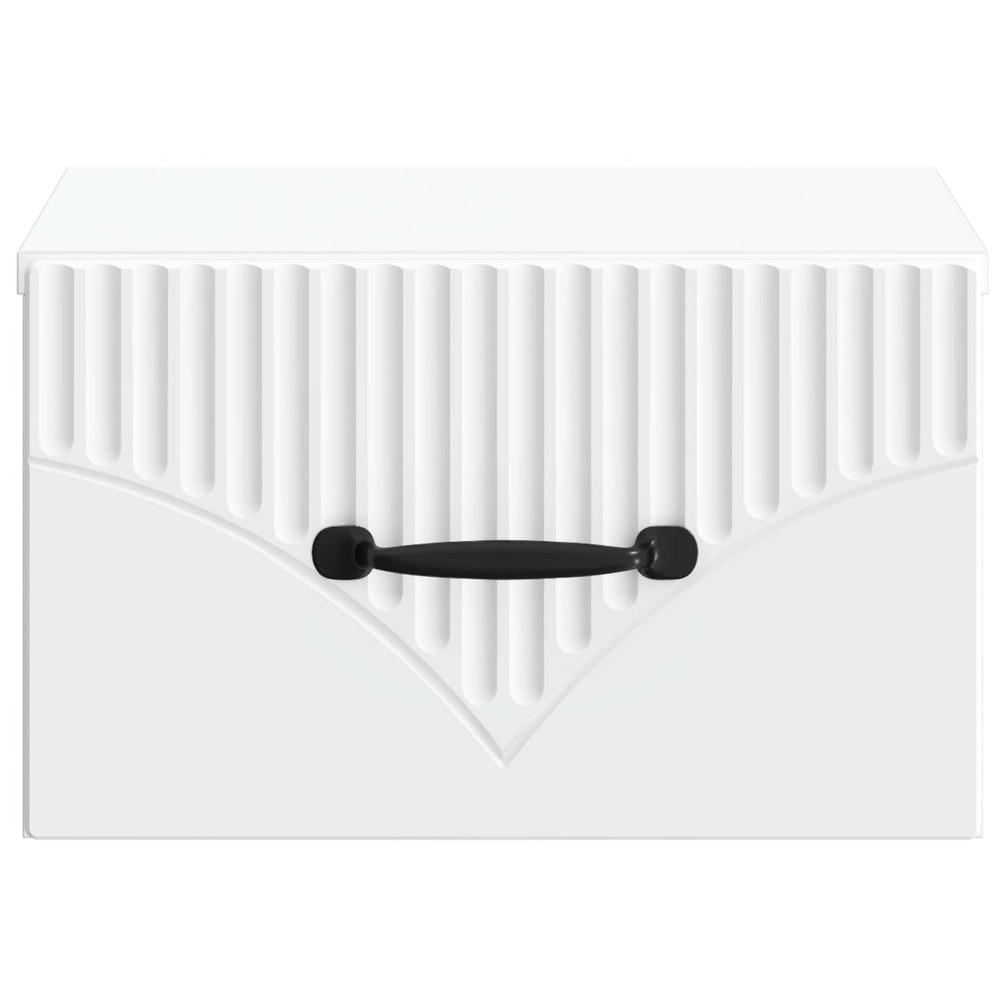 Wall-Mounted Bedside Cabinet White 34.5 x 33 x 20 cm