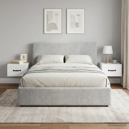 Wall-Mounted Bedside Cabinet 2 pcs White 34.5 x 33 x 20 cm