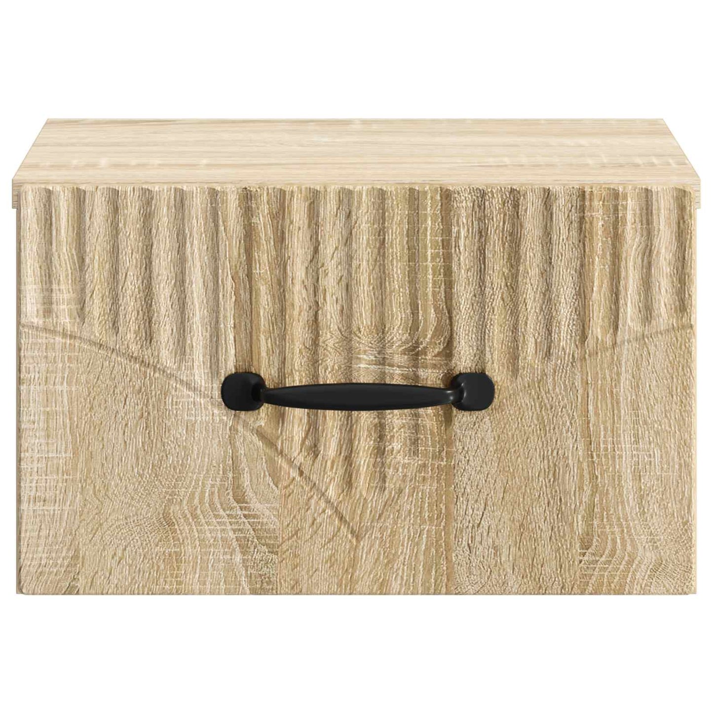 Wall-Mounted Bedside Cabinet Sonoma Oak 34.5 x 33 x 20 cm