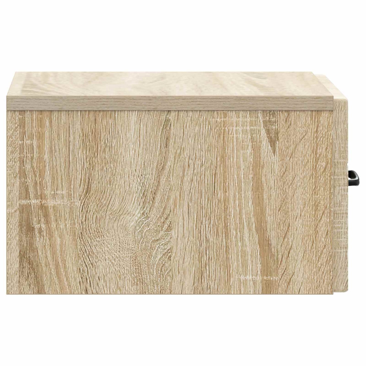 Wall-Mounted Bedside Cabinet Sonoma Oak 34.5 x 33 x 20 cm
