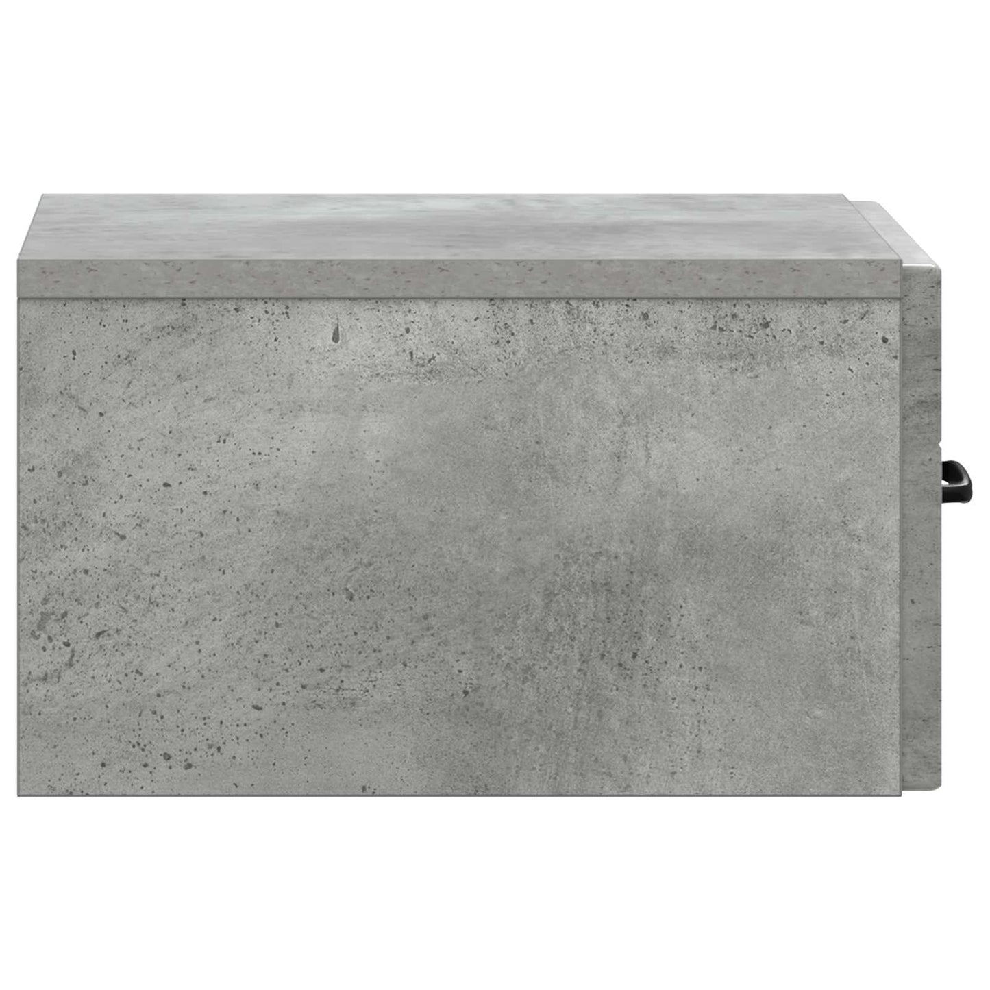 Wall-Mounted Bedside Cabinet Concrete Grey 34.5 x 33 x 20 cm