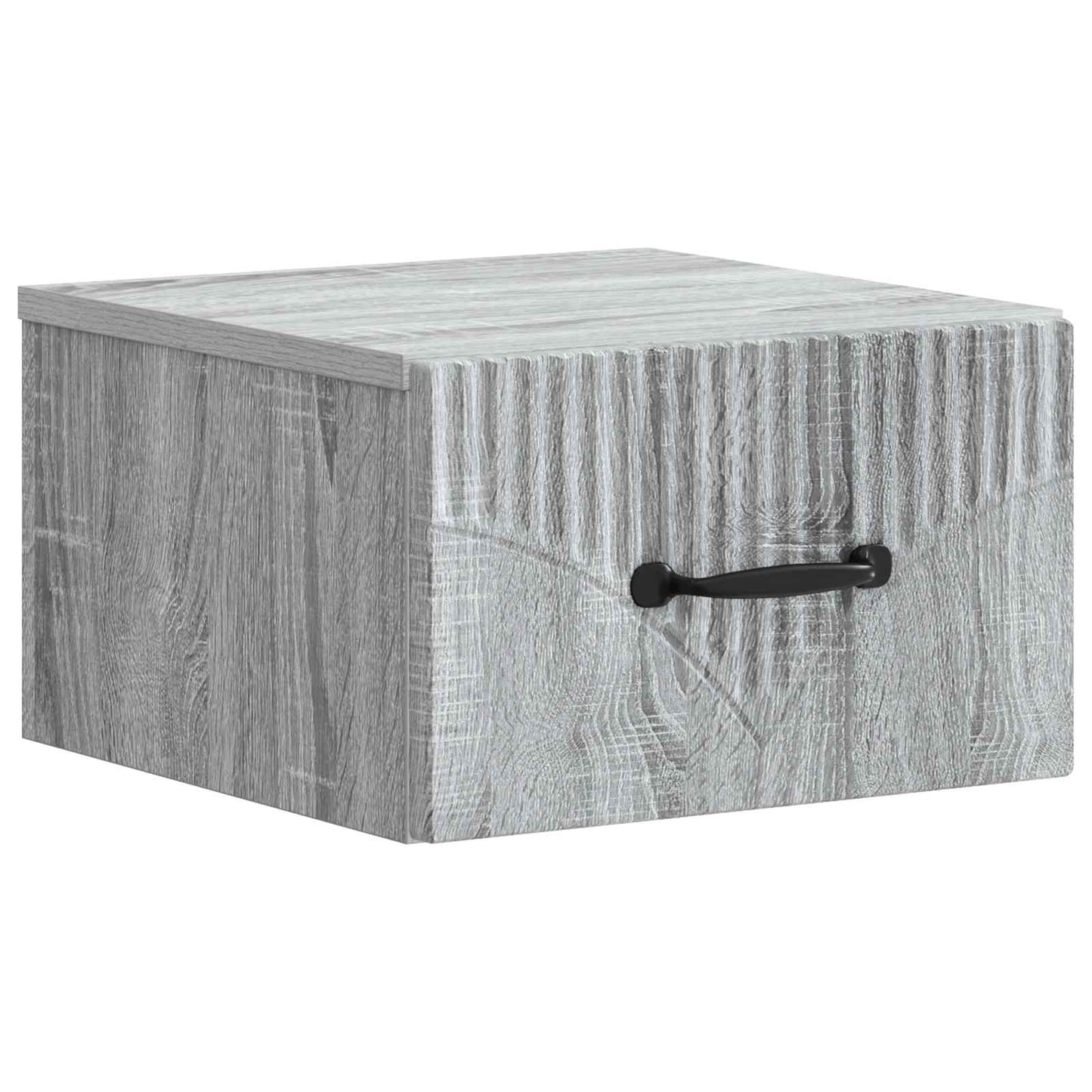Wall-Mounted Bedside Cabinet 2 pcs Grey Sonoma Engineered Wood