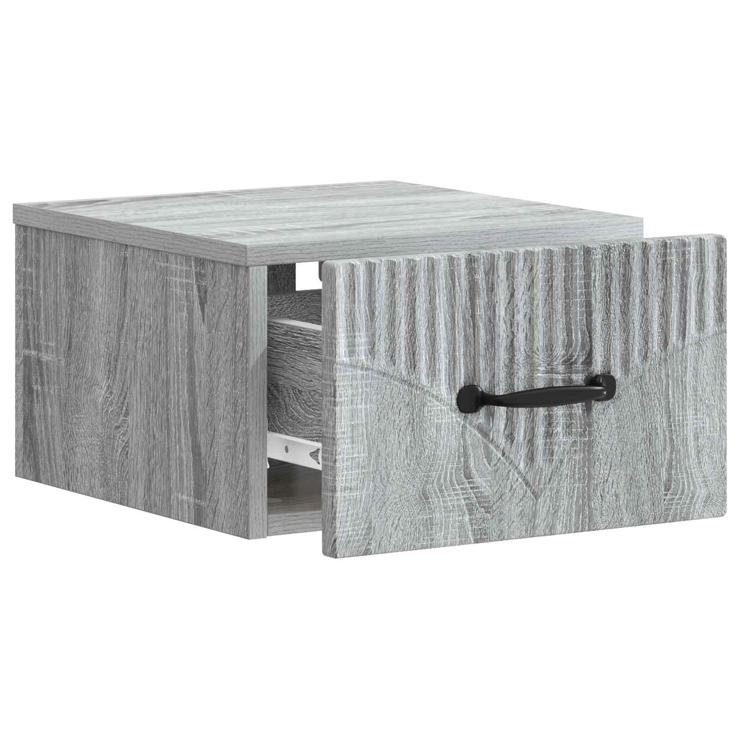Wall-Mounted Bedside Cabinet 2 pcs Grey Sonoma Engineered Wood