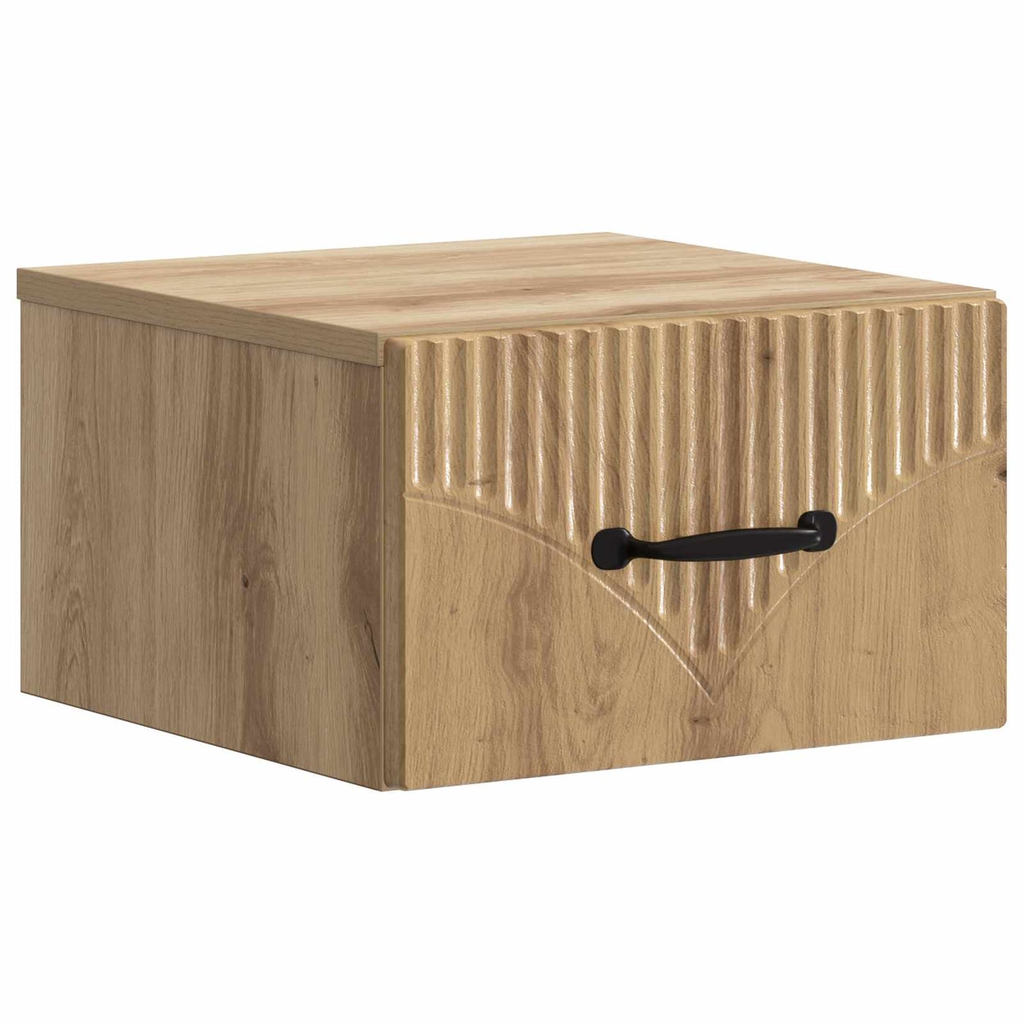 Wall-Mounted Bedside Cabinet 2 pcs Artisan Oak