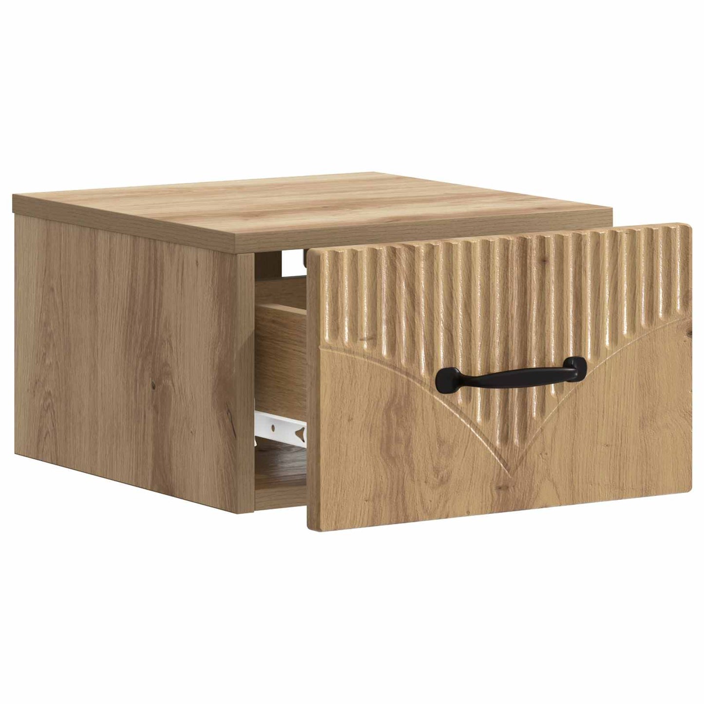 Wall-Mounted Bedside Cabinet 2 pcs Artisan Oak