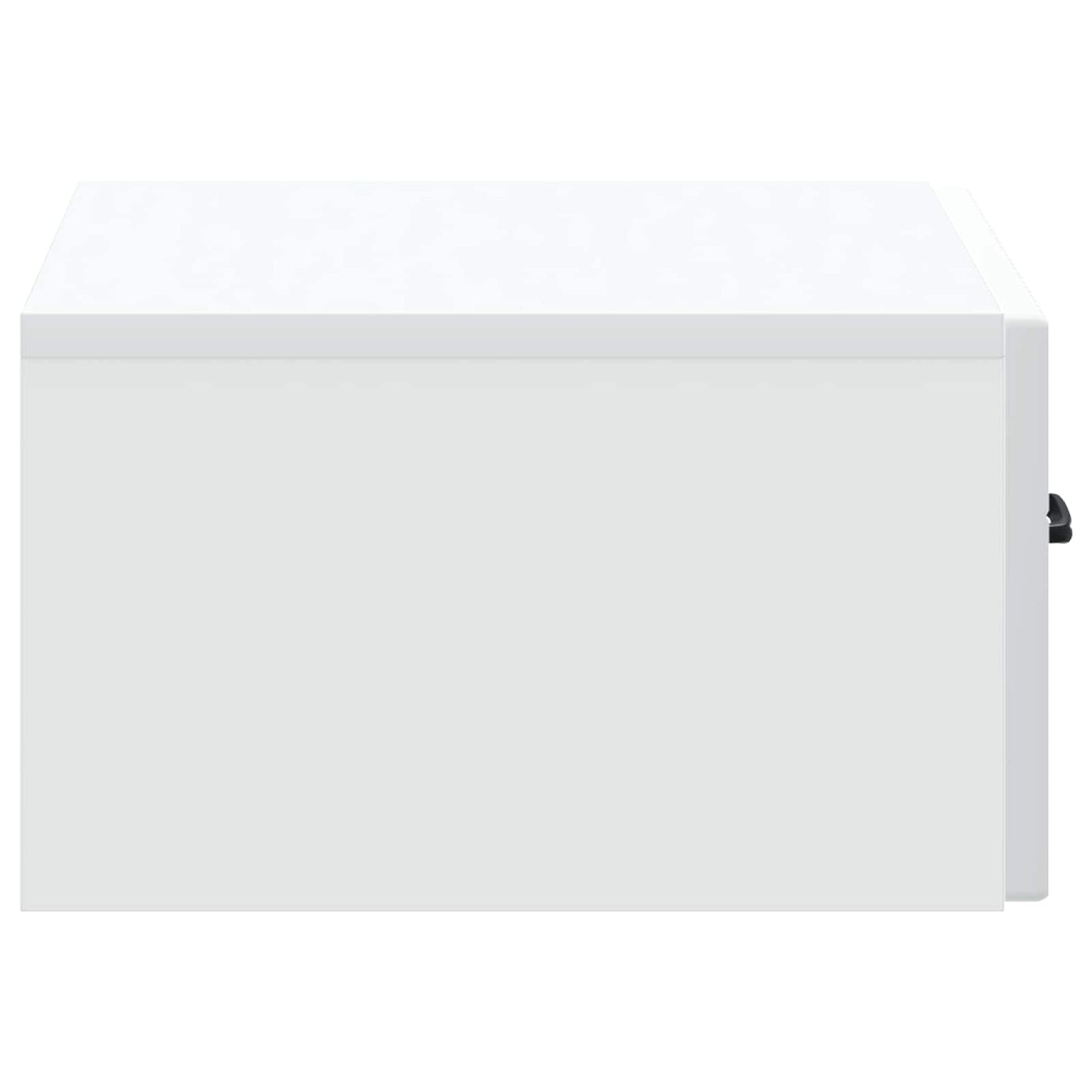 Wall-Mounted Bedside Cabinet White 49 x 34.5 x 20 cm