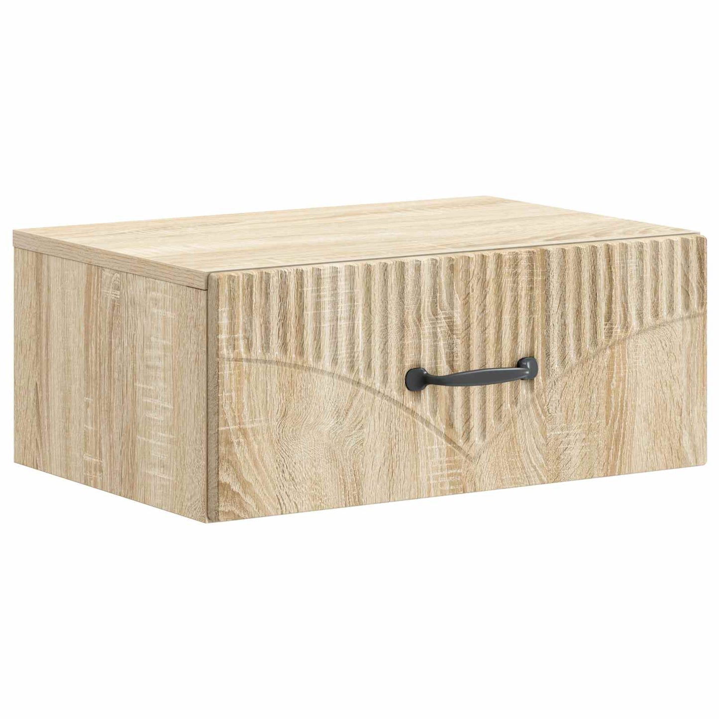 Wall-Mounted Bedside Cabinet 2 pcs Sonoma Oak 49 x 34.5 x 20 cm