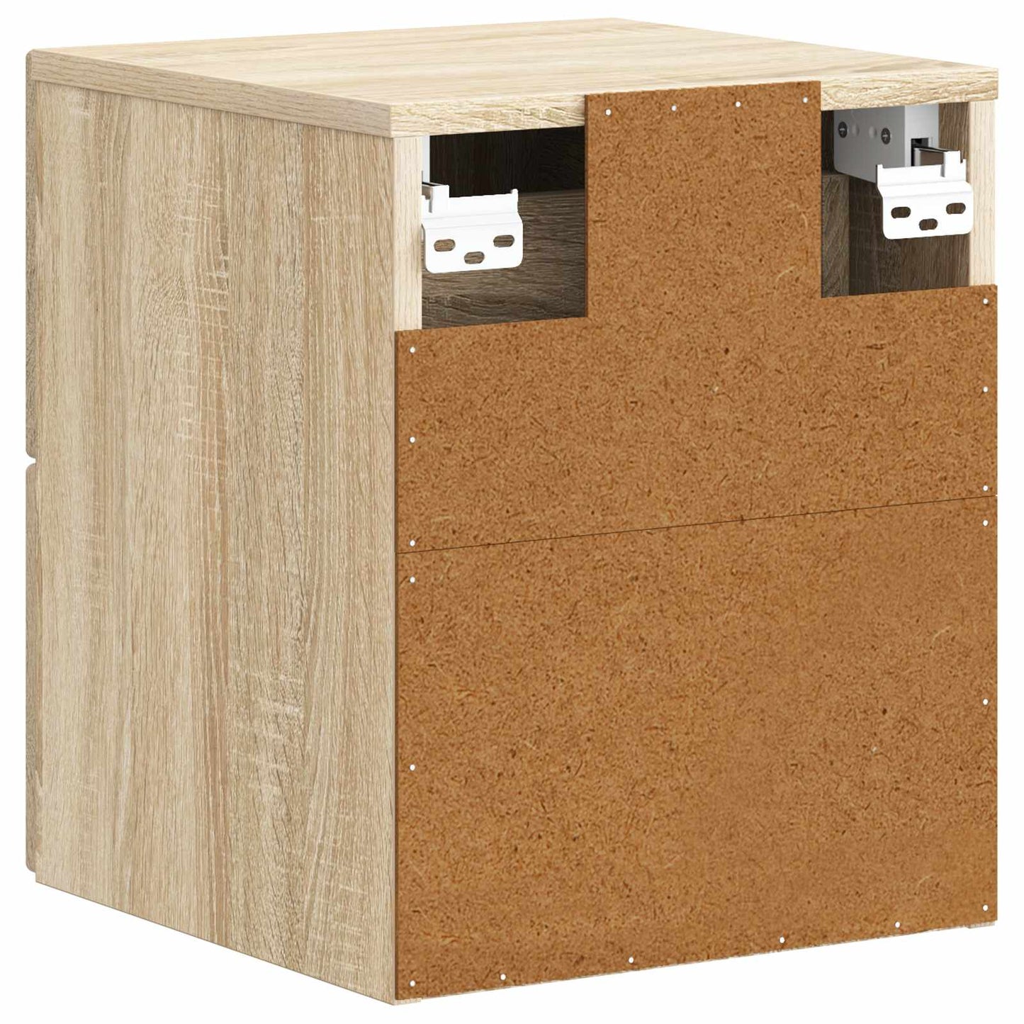 Wall-Mounted Bedside Cabinet 2 pcs Sonoma Oak 34.5 x 33 x 40 cm
