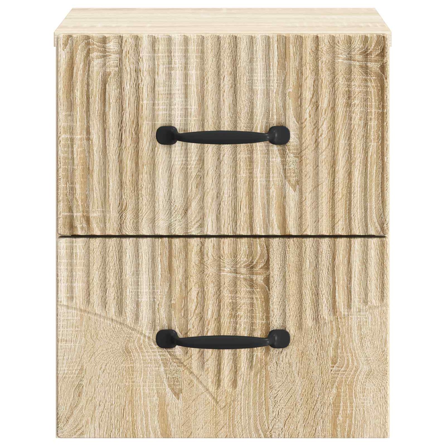 Wall-Mounted Bedside Cabinet 2 pcs Sonoma Oak 34.5 x 33 x 40 cm