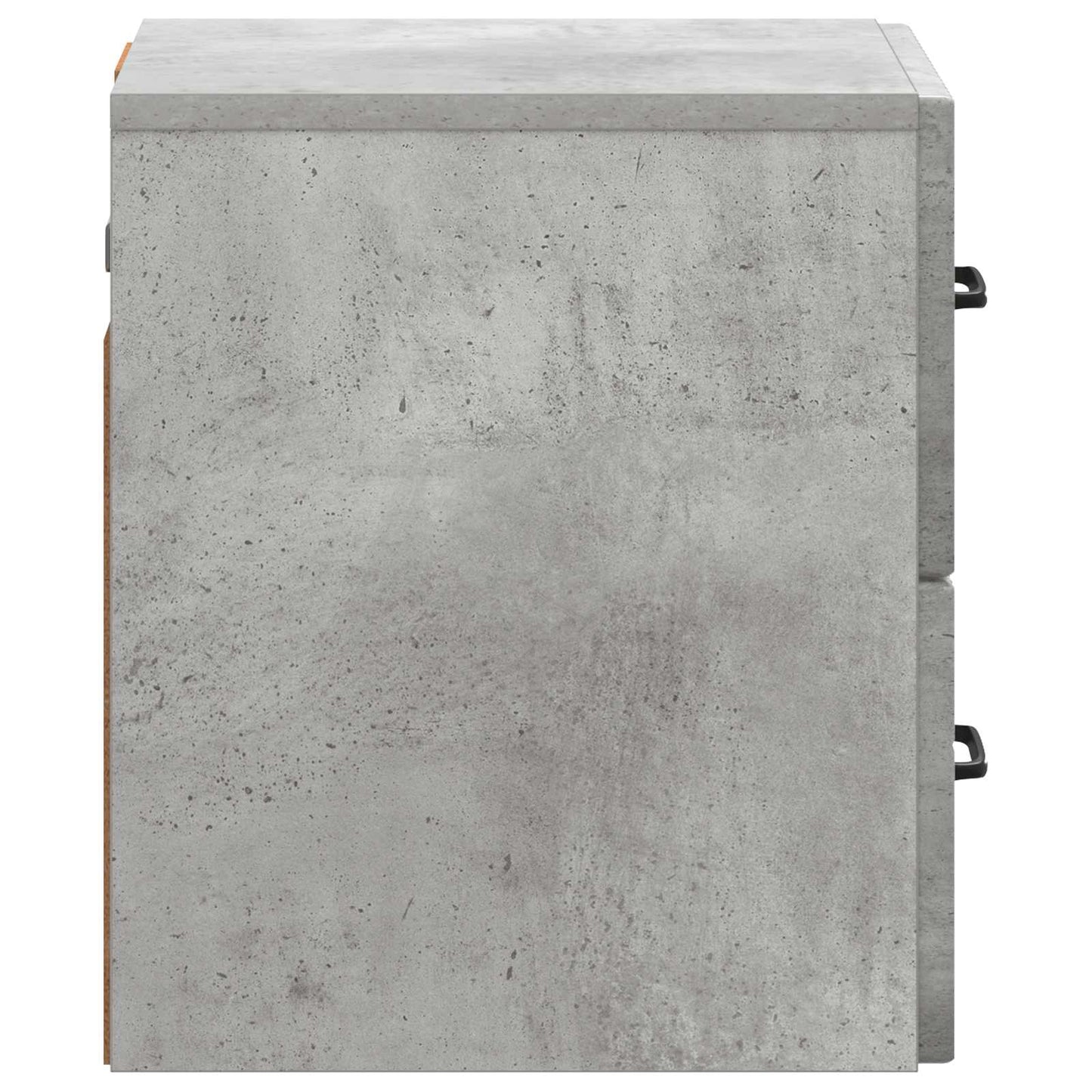 Wall-Mounted Bedside Cabinet Concrete Grey 34.5 x 33 x 40 cm