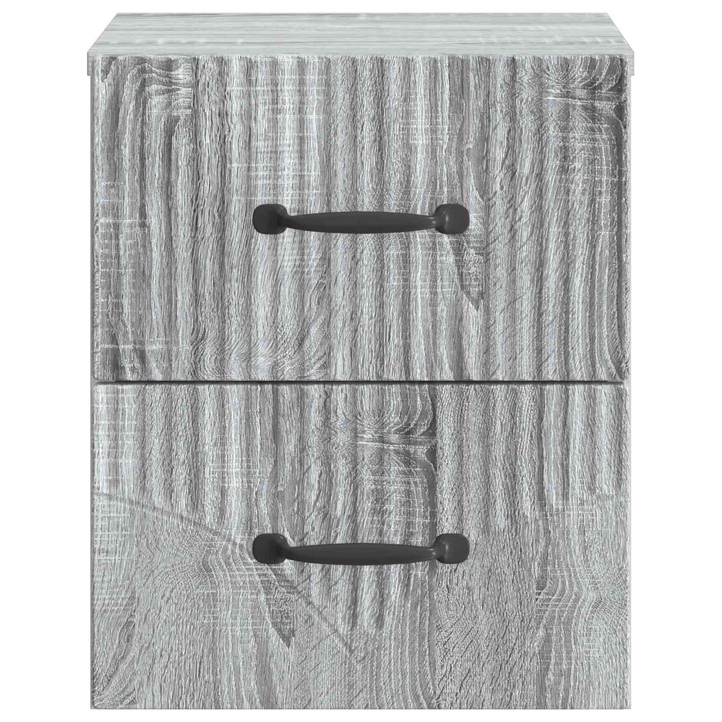 Wall-Mounted Bedside Cabinet 2 pcs Grey Sonoma