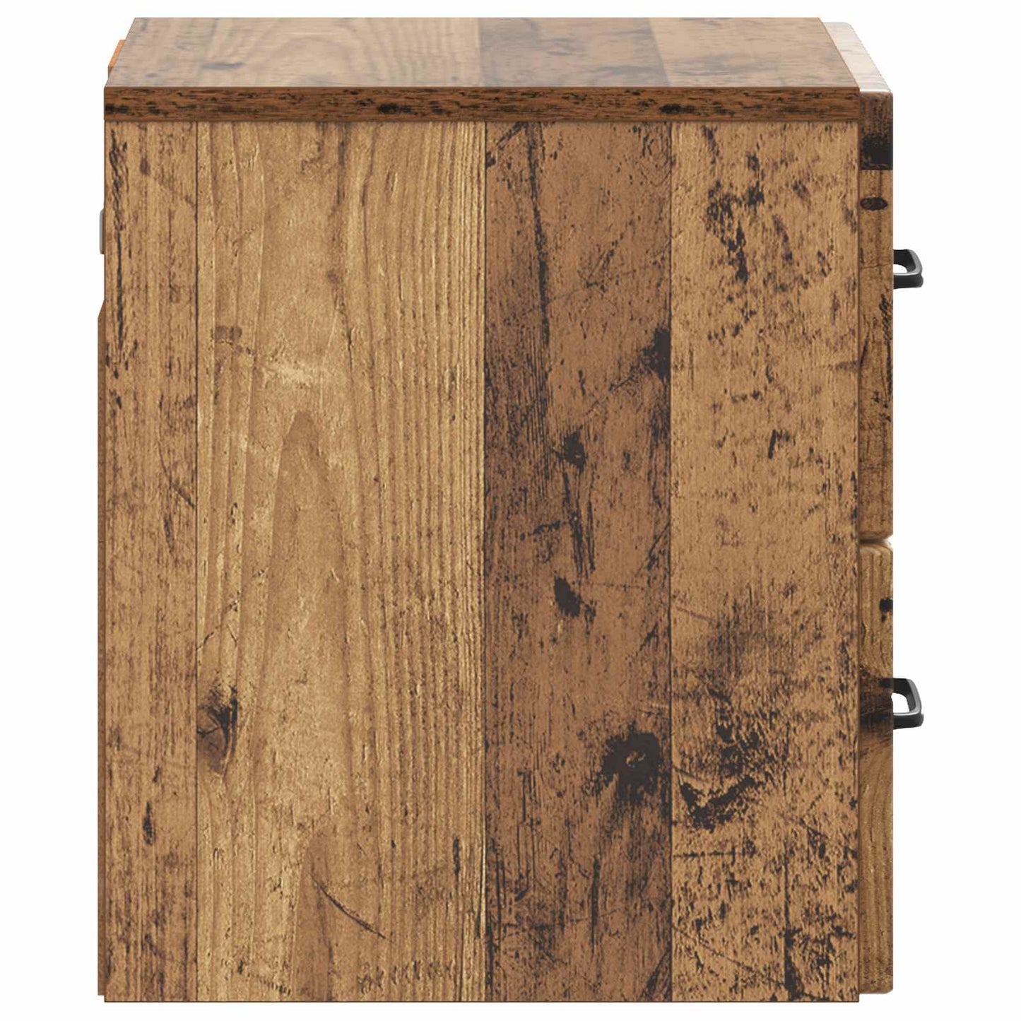 Wall-Mounted Bedside Cabinet 2 pcs Old Wood 34.5 x 33 x 40 cm