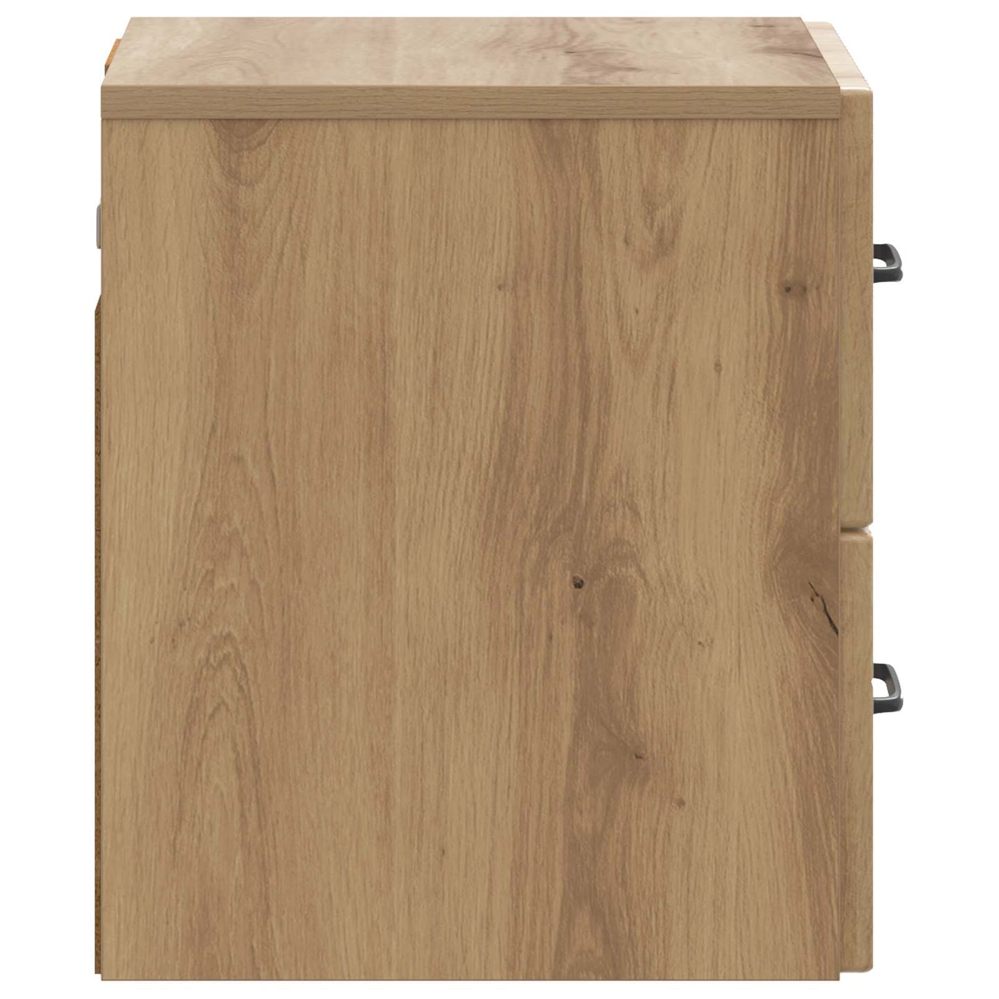 Wall-Mounted Bedside Cabinet 2 pcs Artisan Oak Engineered Wood