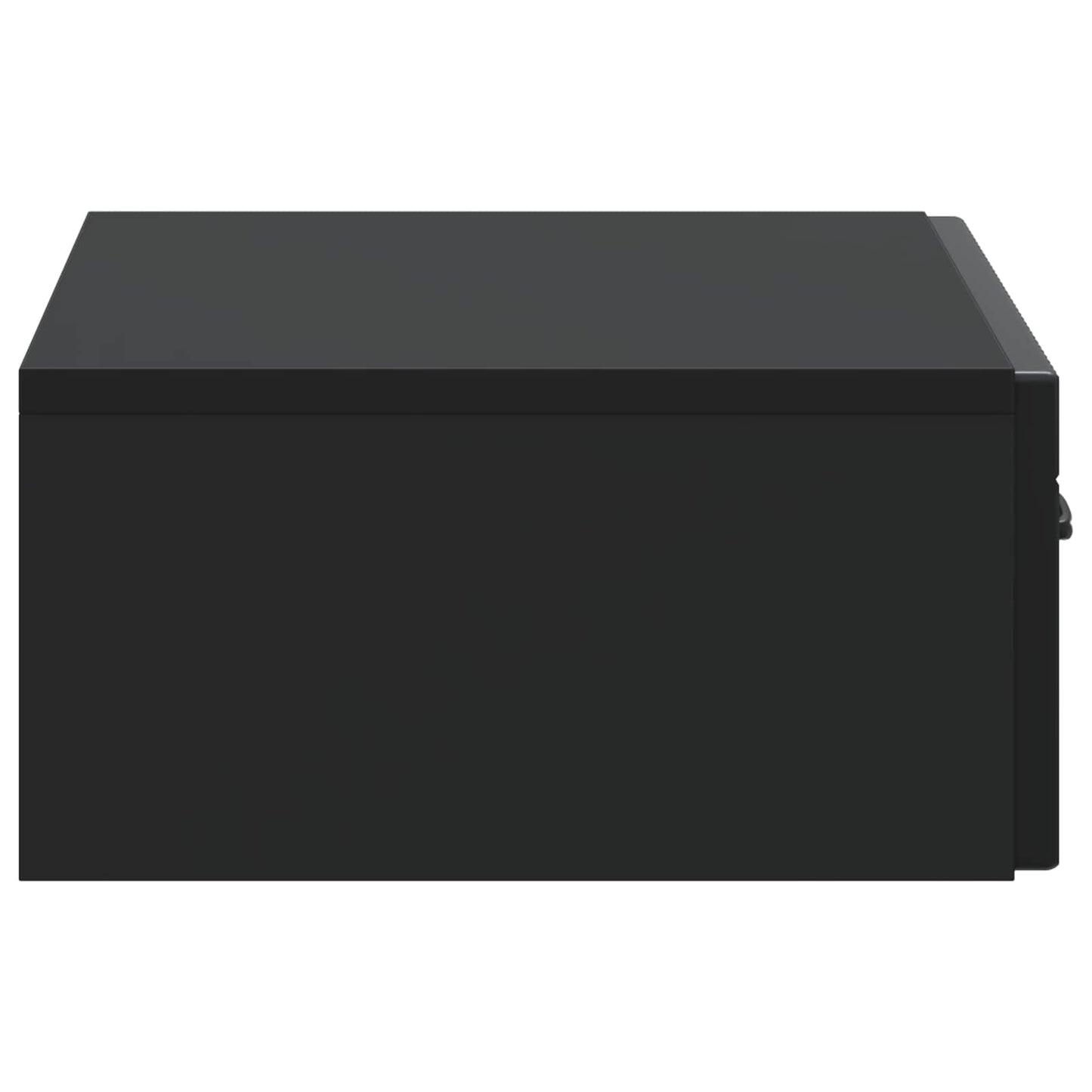Wall-Mounted Side Table Black 59 x 34.5 x 17 cm Engineered Wood